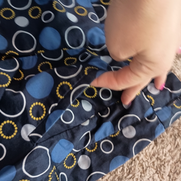 Liz Silk Nwot Stylish Blue Polka Dot Skort - Picture 6 of 9